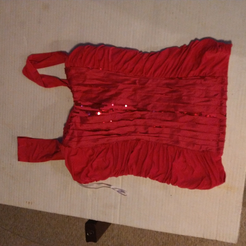 Dressy hot pink top xl